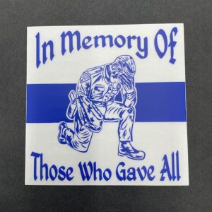 In Memory Sticker